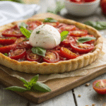 tarte tomate burrata maison