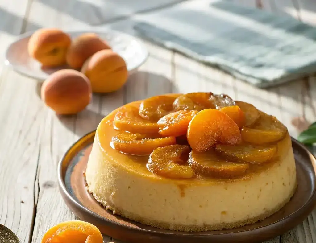 Flan aux abricots fait maison