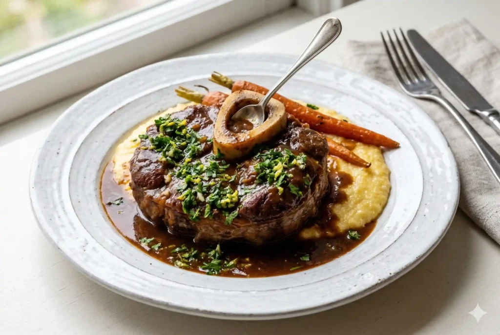 Osso Bucco de Veau Fondant : Le Secret de la Cuisson au Four 2 OSSO BUCCO DE VEAU