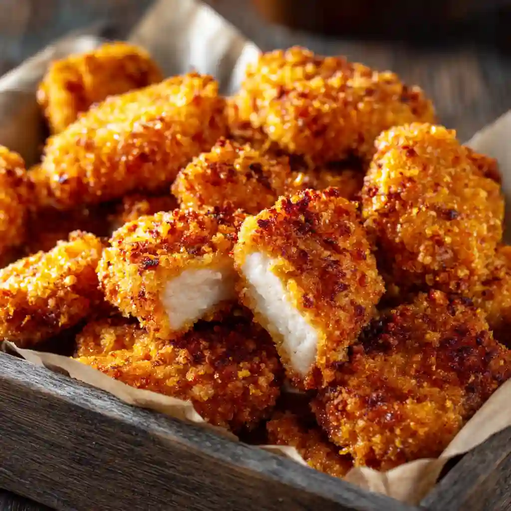 Nuggets de Poulet Maison au Four : La Recette Croustillante 2 nuggets poulet maison au four recette croustillante