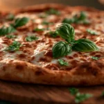 pizza maison au four croustillante avec mozzarella fondante