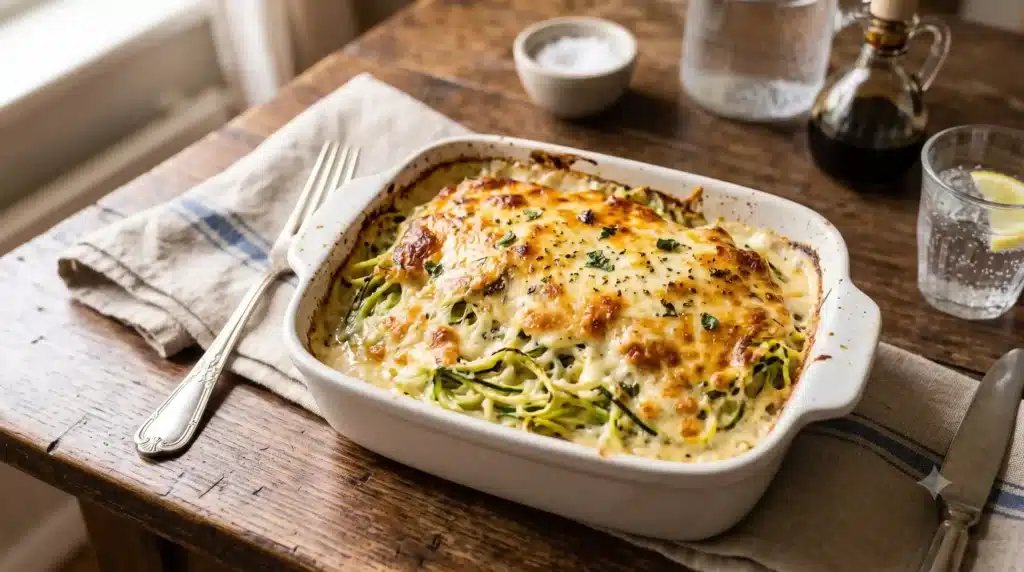 Recette Spaghetti de Courgette au Four: Simple & Gourmande 2 recette courgette de spaghetti au four plat fini