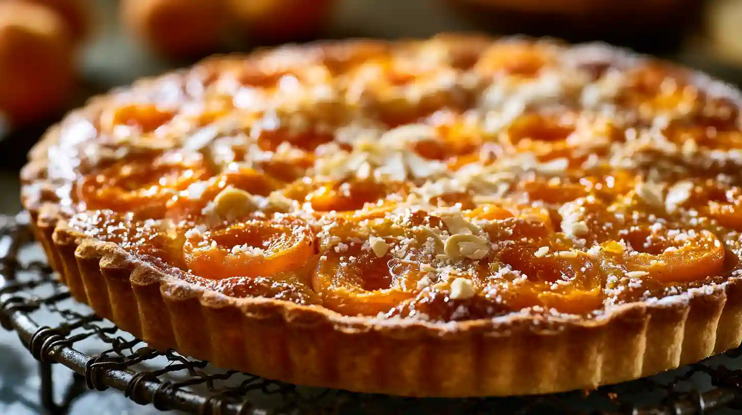 tarte aux abricots et poudre d'amande recette au four