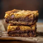 carres de brookies au four moelleux empiles