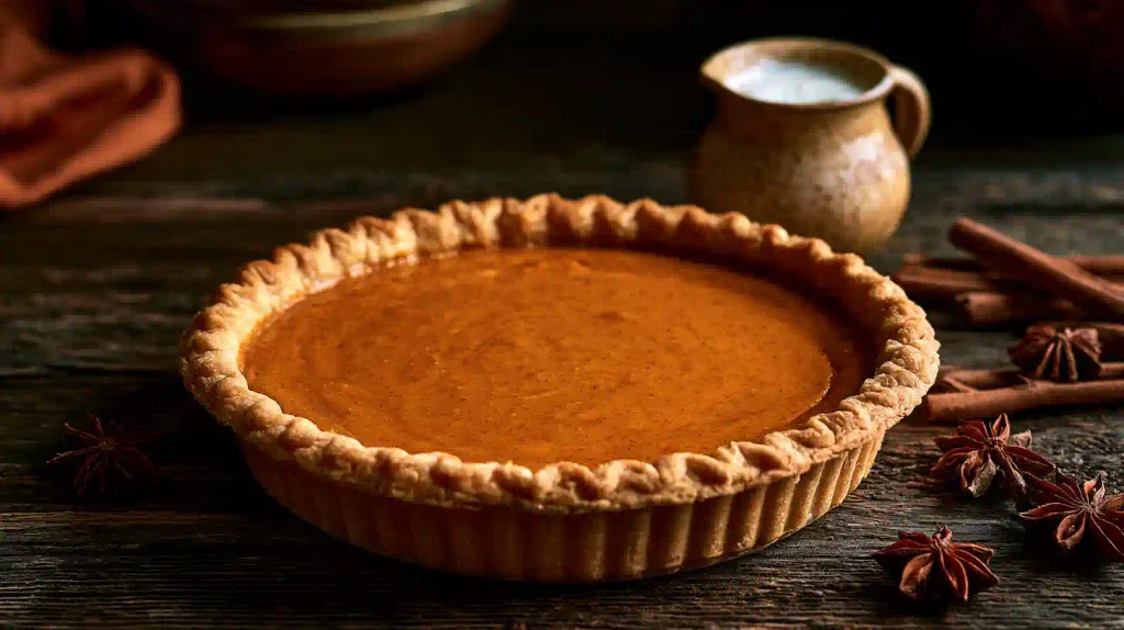 Tarte à la citrouille : Recette gourmande et épicée 2 Tarte à la citrouille au four maison dorée et parfumée aux épices douces